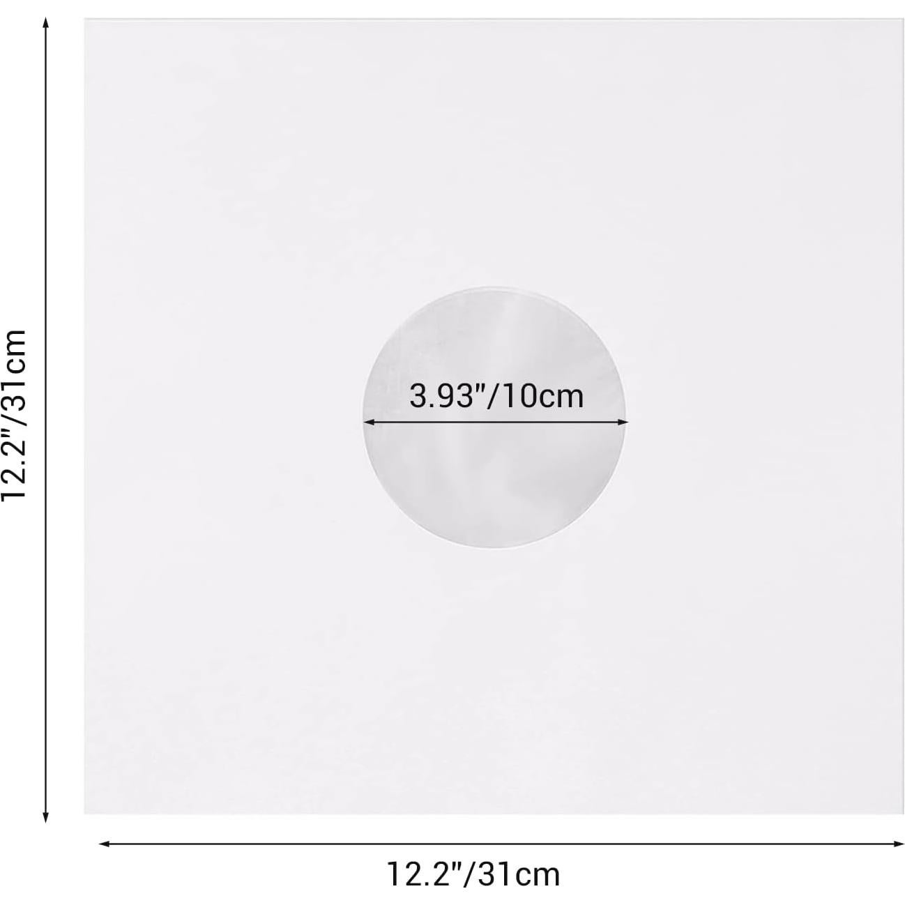 Facmogu 20 Fundas Internas para Discos de Vinilo 30.48cm