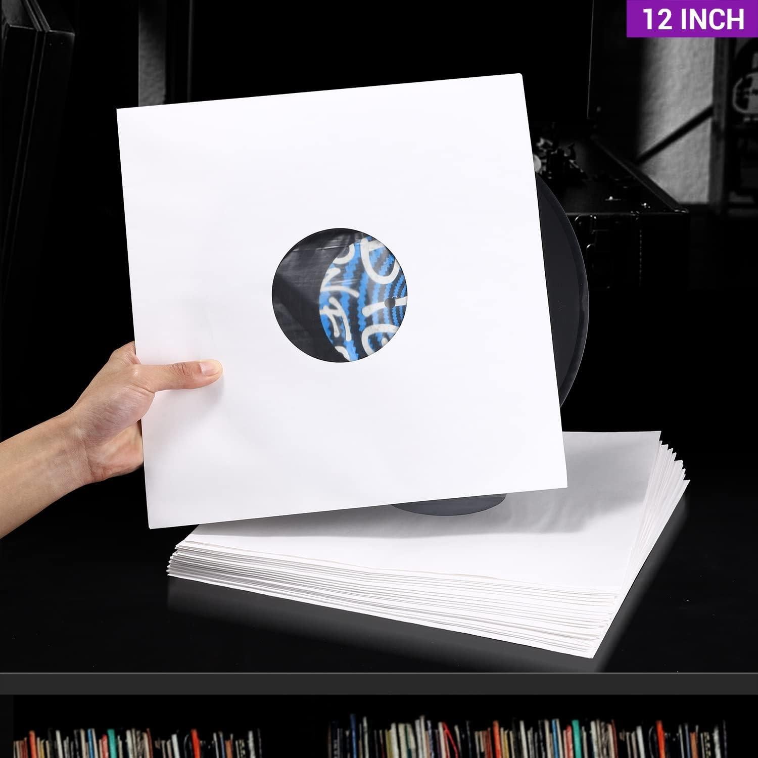 Facmogu 20 Fundas Internas para Discos de Vinilo 30.48cm