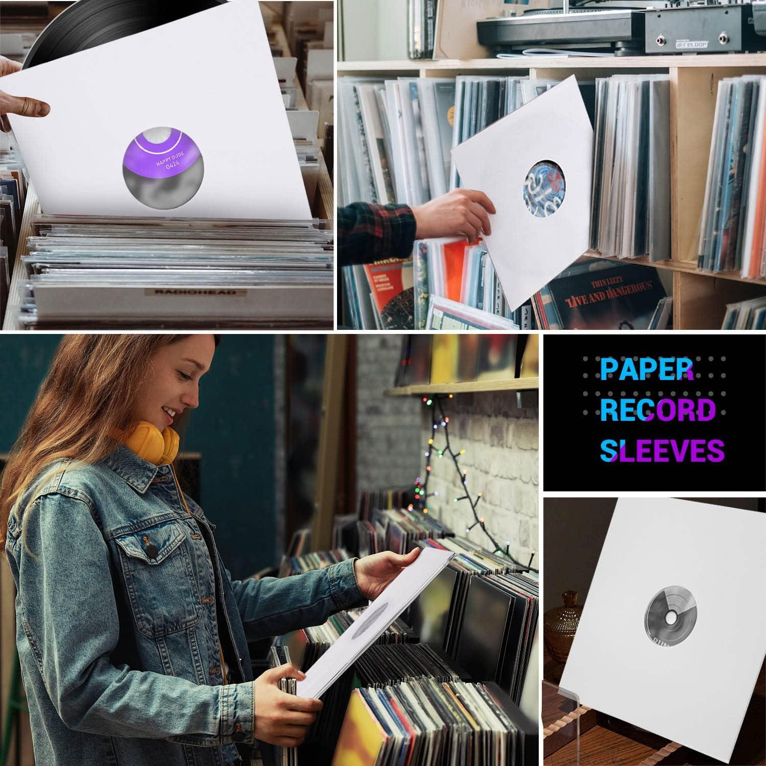 Facmogu 20 Fundas Internas para Discos de Vinilo 30.48cm