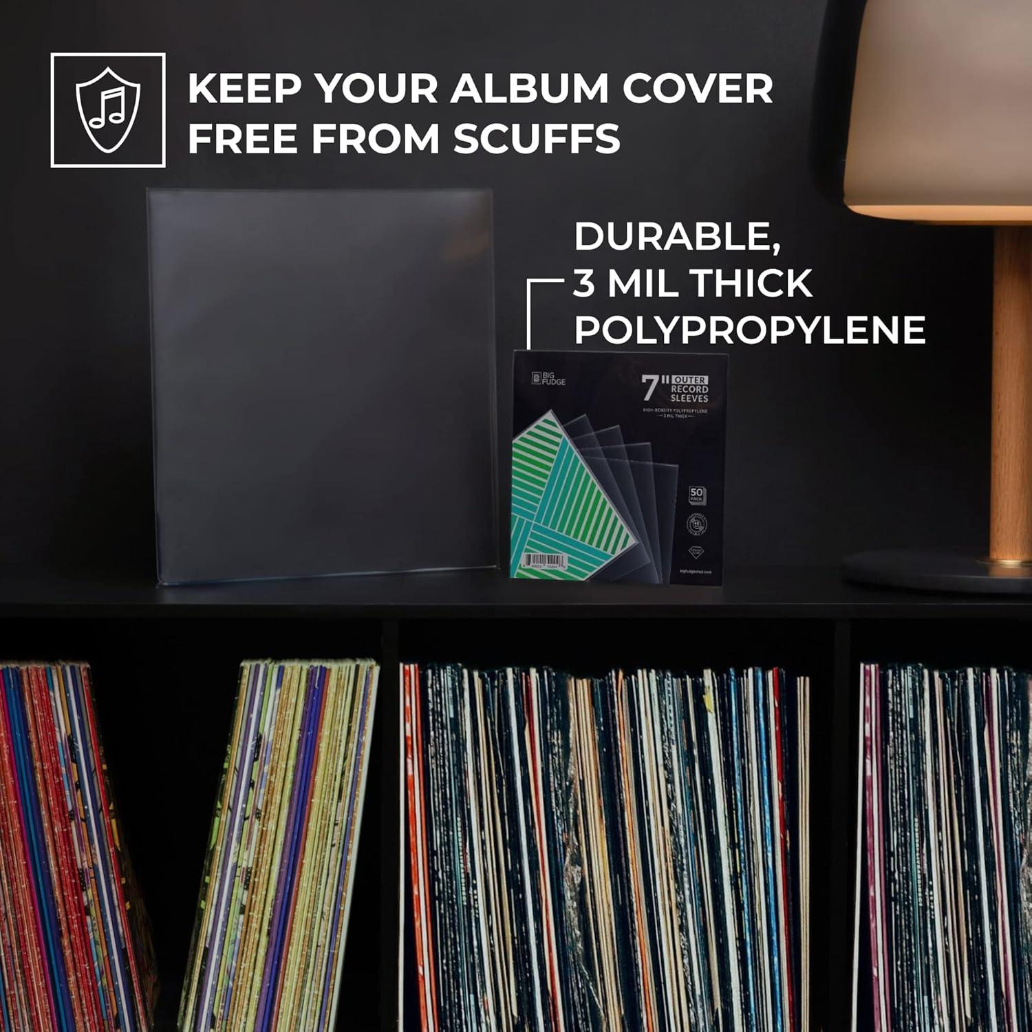 Fundas Exteriores para Discos de Vinilo Big Fudge 50 Unidades 18.84 cm