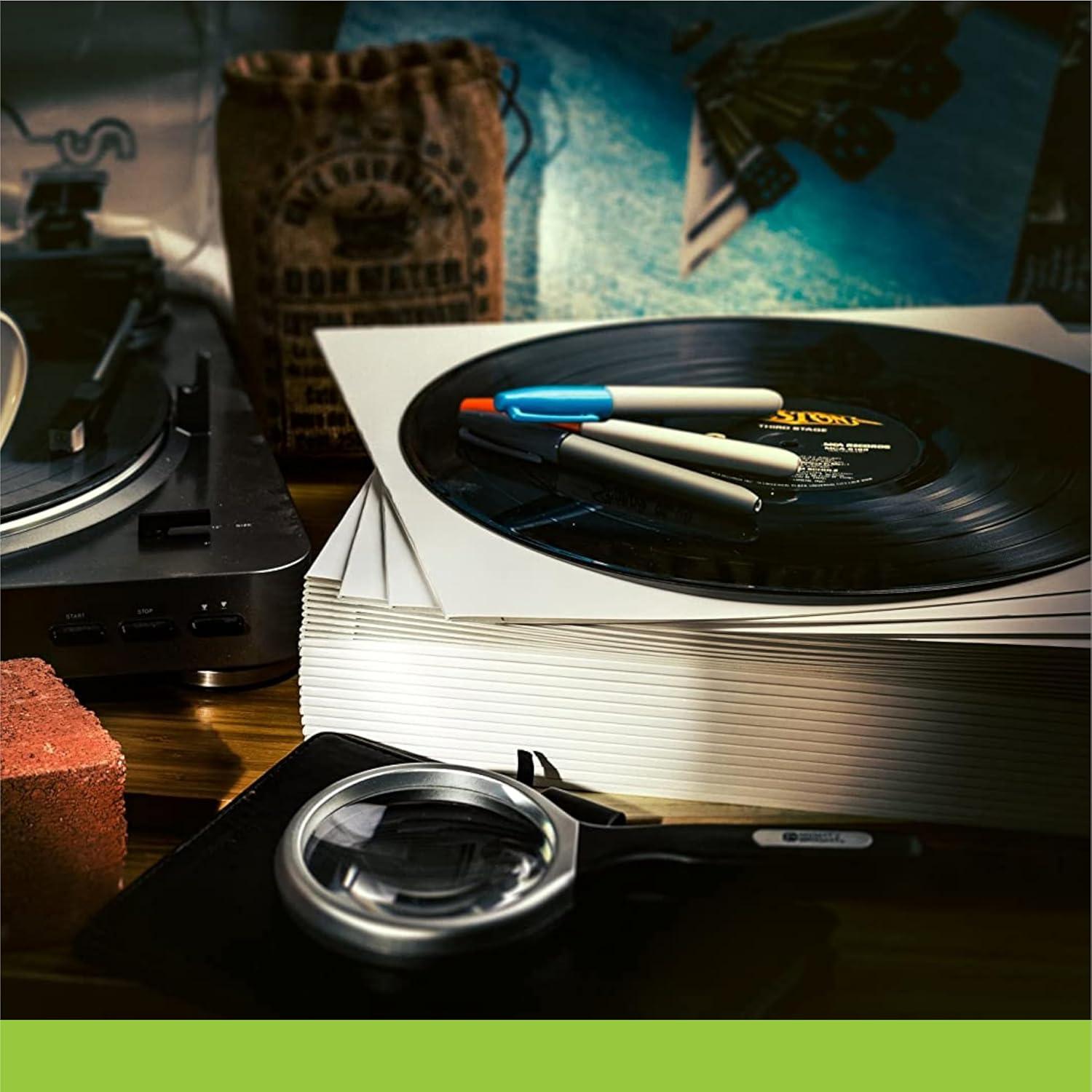 Fundas para Vinilo 12" TunePhonik - Paquete de 25 Blancas