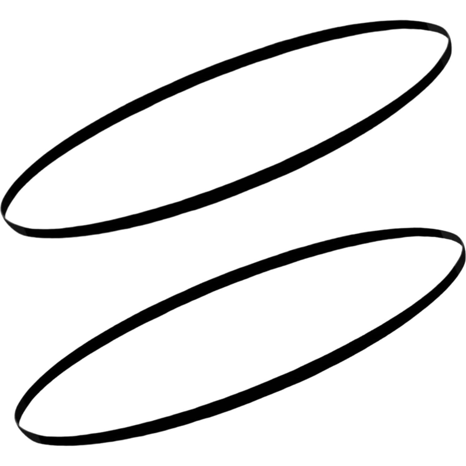 Correa de Reemplazo para Tocadiscos Sam&Johnny - 2 Paquetes