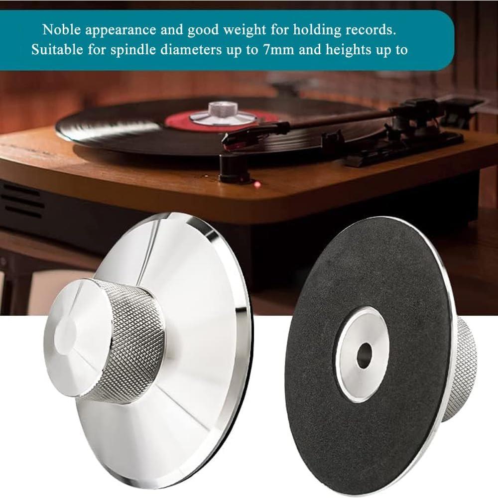 Peso de Disco Audiocrast STB01 Acero Inoxidable 390g Plata