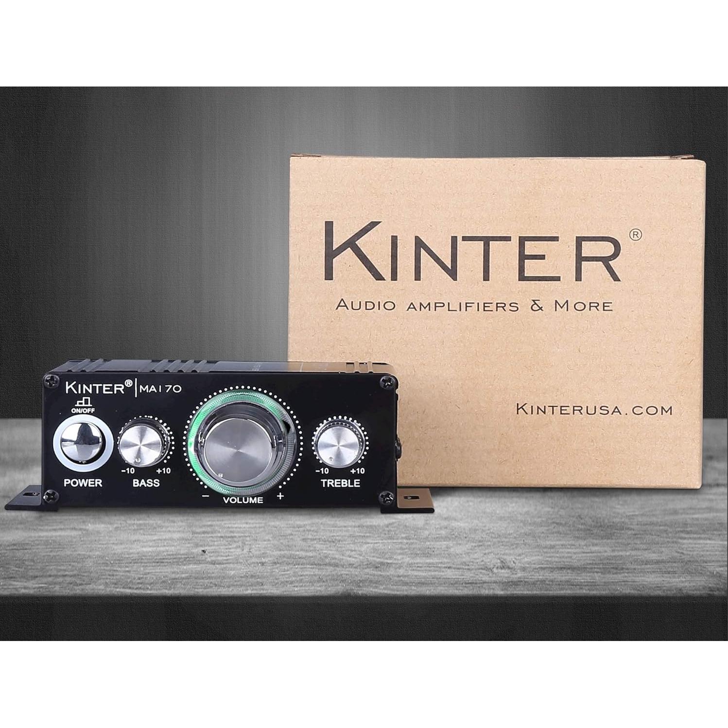Amplificador Kinter MA170 12V 2 Canales 36W Audio Digital