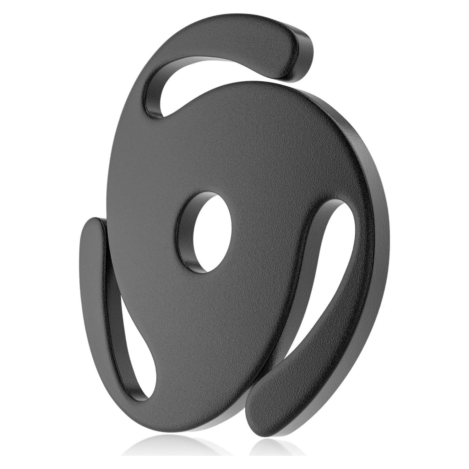 Adaptador de disco 45 RPM Facmogu para tocadiscos - Aluminio Negro