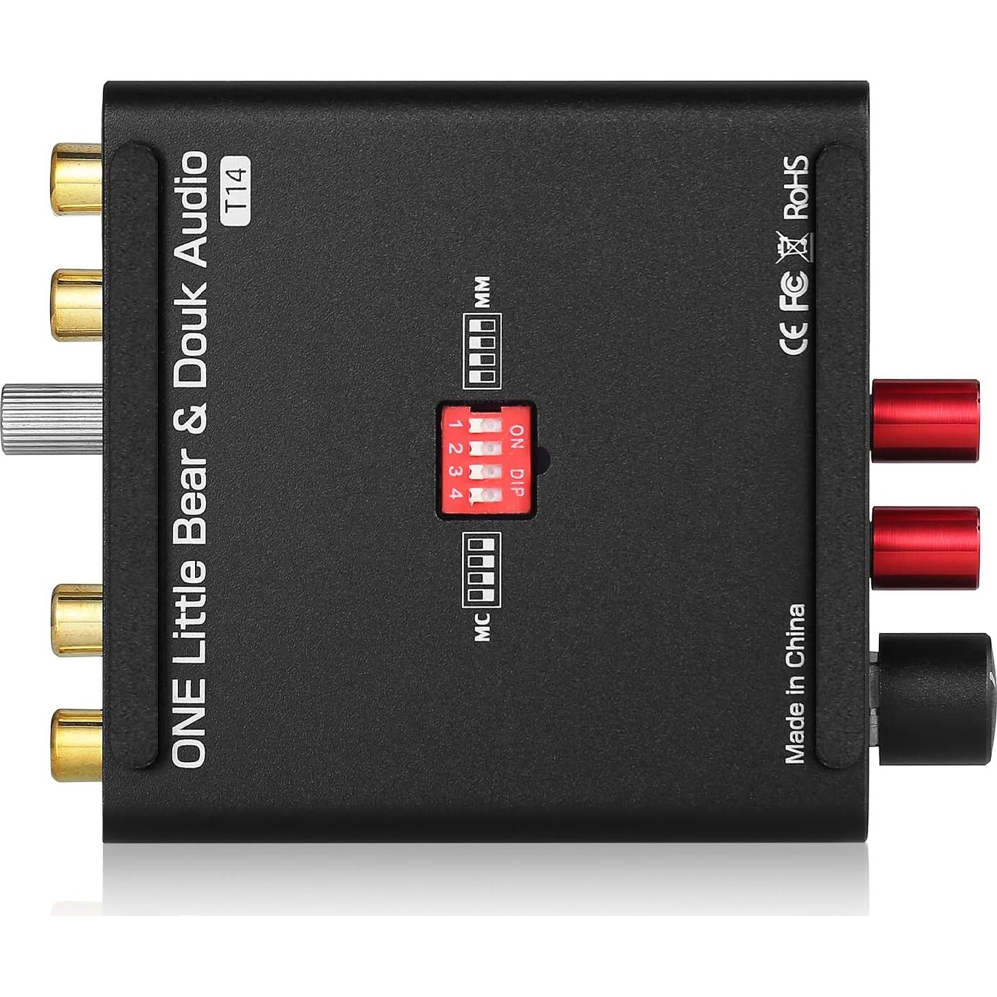 Preamplificador Phono MM/MC Little Bear T14-EQ con Control de Tono