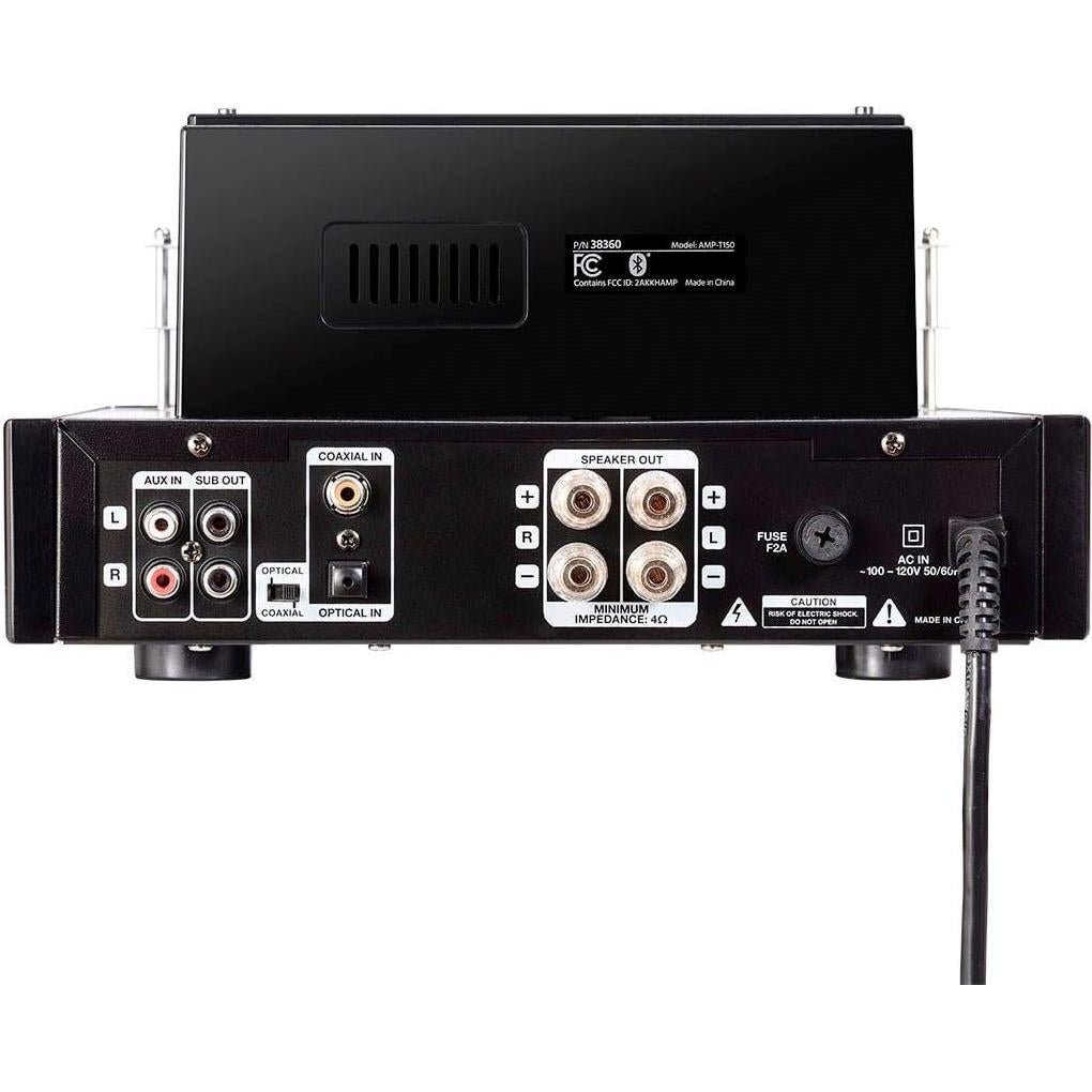 Amplificador Híbrido Estéreo Monoprice 25W Bluetooth RCA Óptico