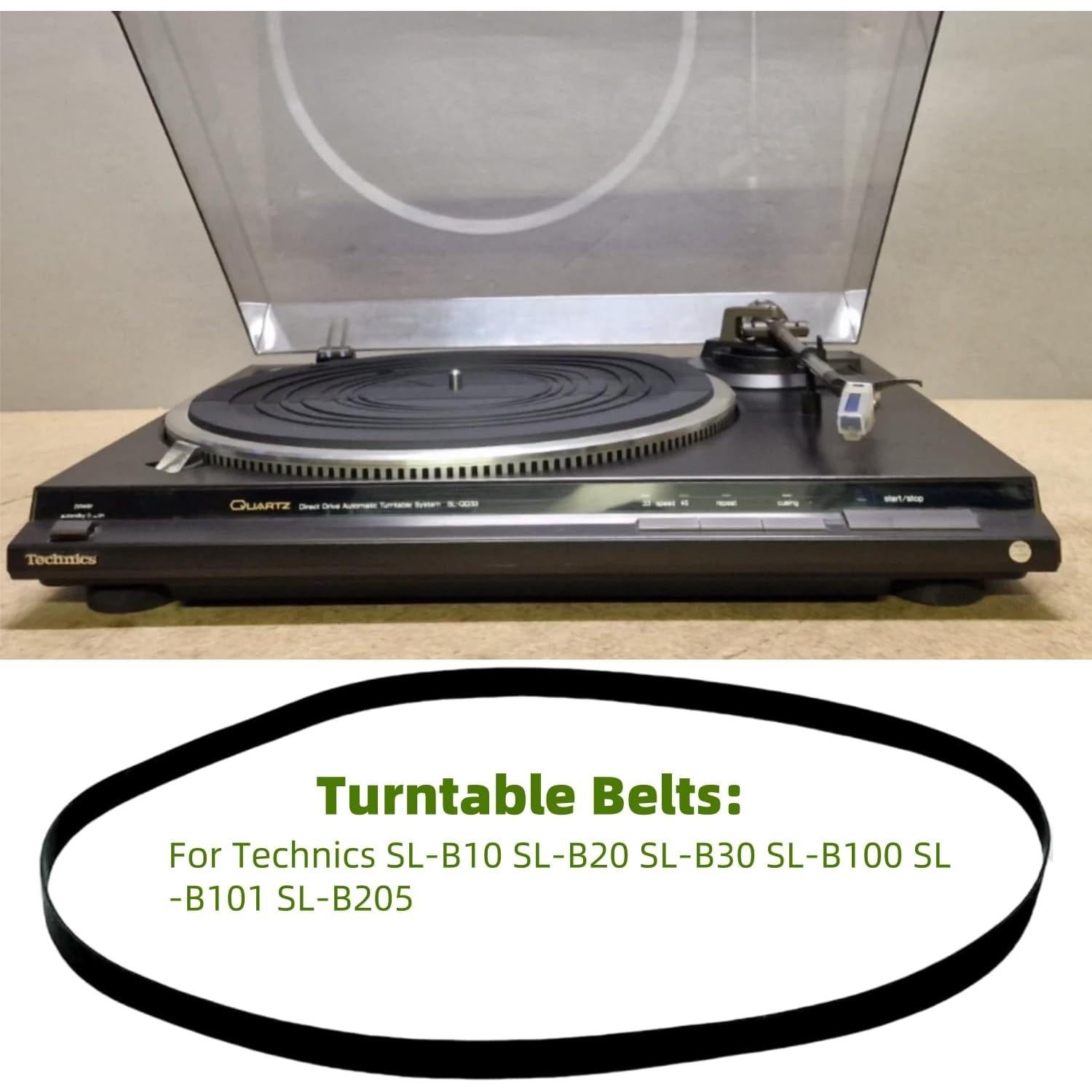 Correa de Reemplazo para Tocadiscos Sam&Johnny SL-B10 SL-B20 SL-B30 SL-B100 SL-B101 SL-B205