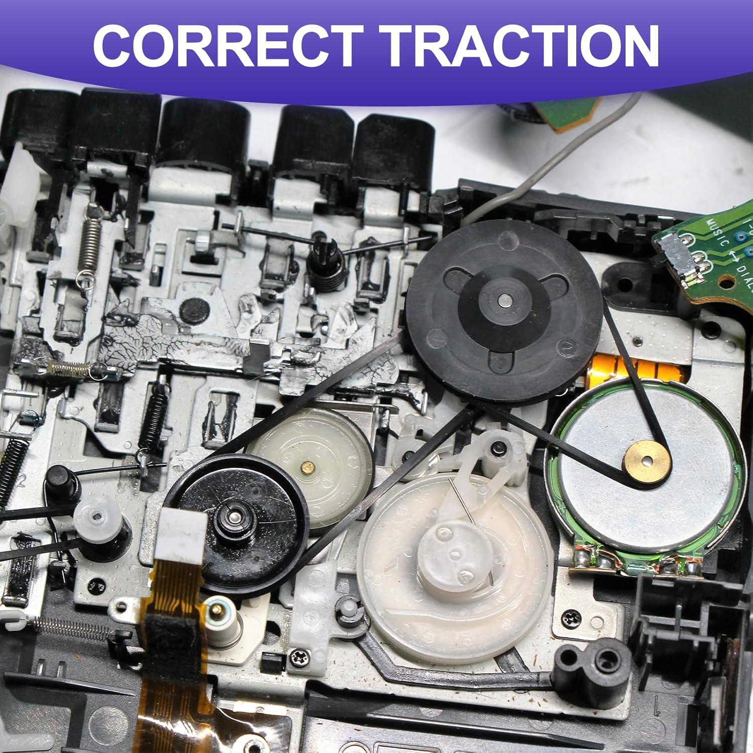 Correas de Goma para Tornamesa uxcell 2 Pcs 285mm x 4mm