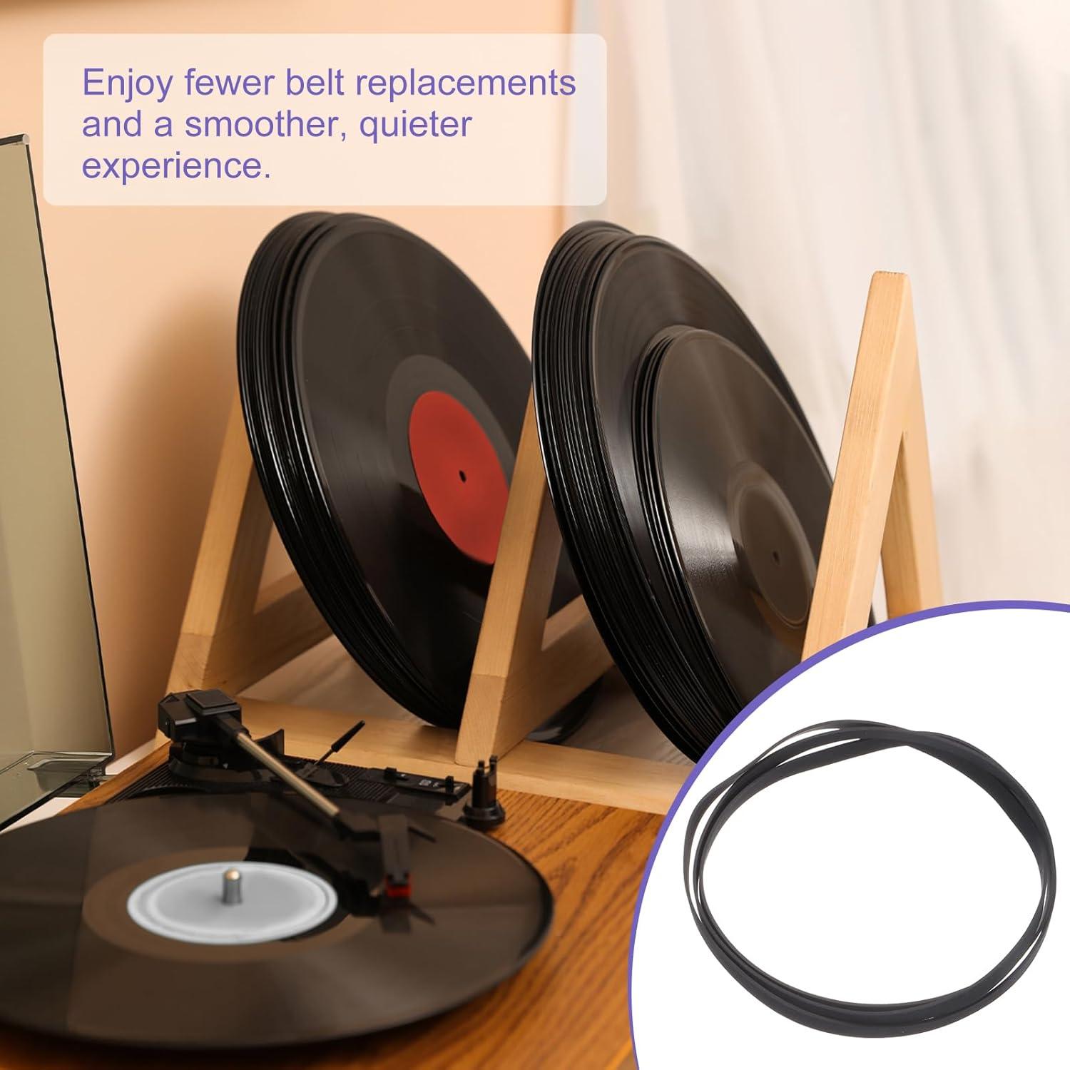 Correas de Goma para Tornamesa uxcell 2 Pcs 285mm x 4mm