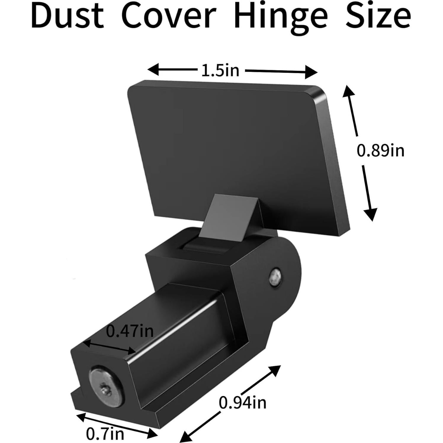 Kit de Accesorios para Tocadiscos AYZAB: Bisagras, Cepillo y Cables