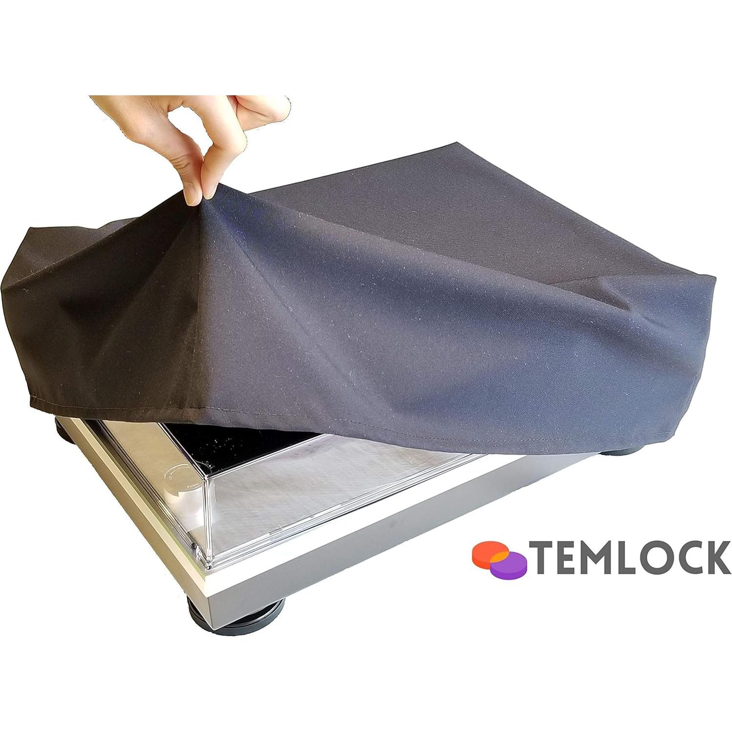 Cubierta de Polvo TEMLOCK para Tocadiscos Audio-Technica AT-LP120XUSB - Negra