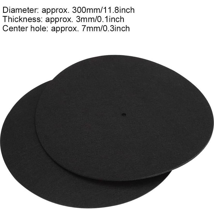 Alfombrilla Protectora de Discos Bewinner1 30 cm Fieltro Antideslizante