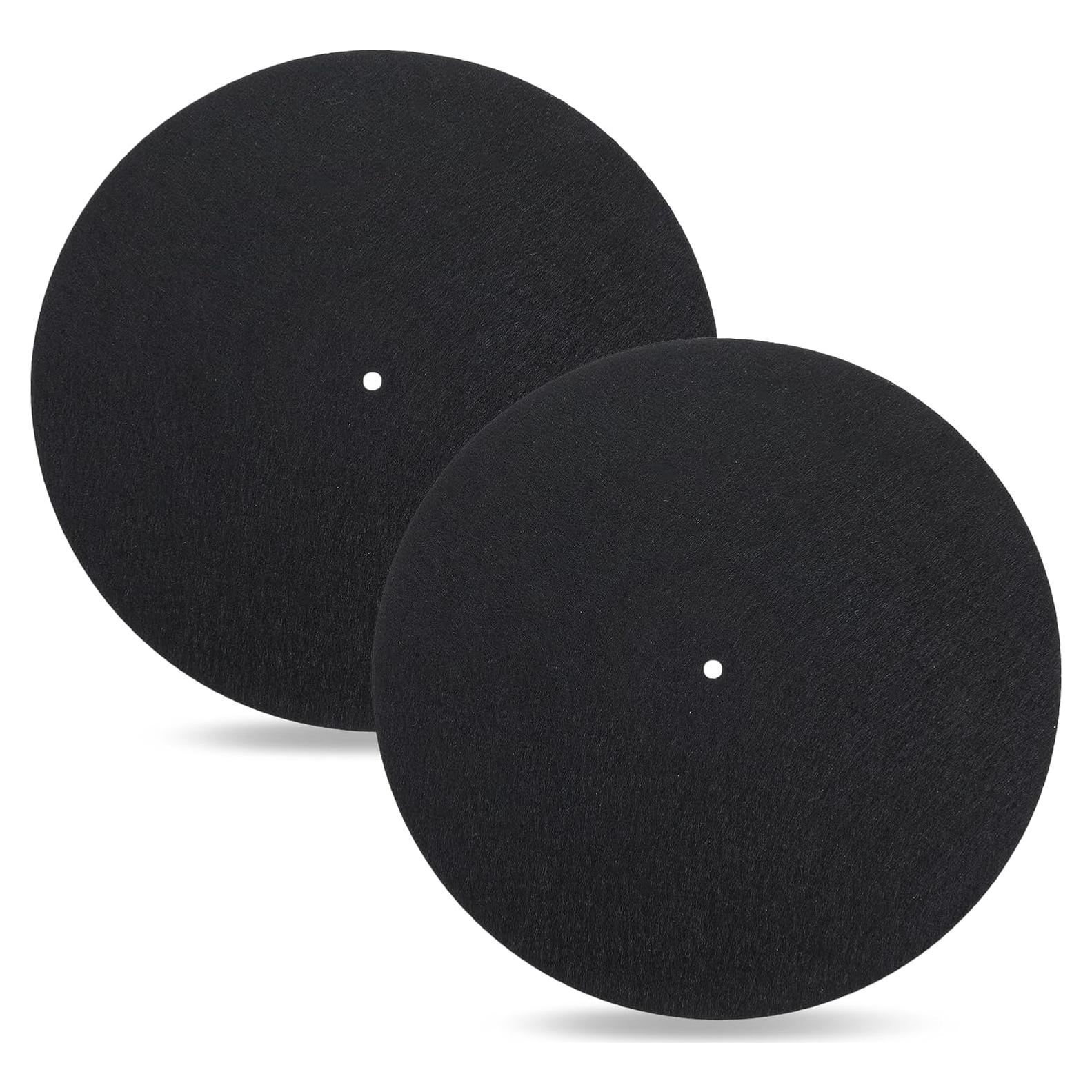 Alfombrillas de Fieltro para Turntable TIESOME 30.48 cm - Paquete de 2
