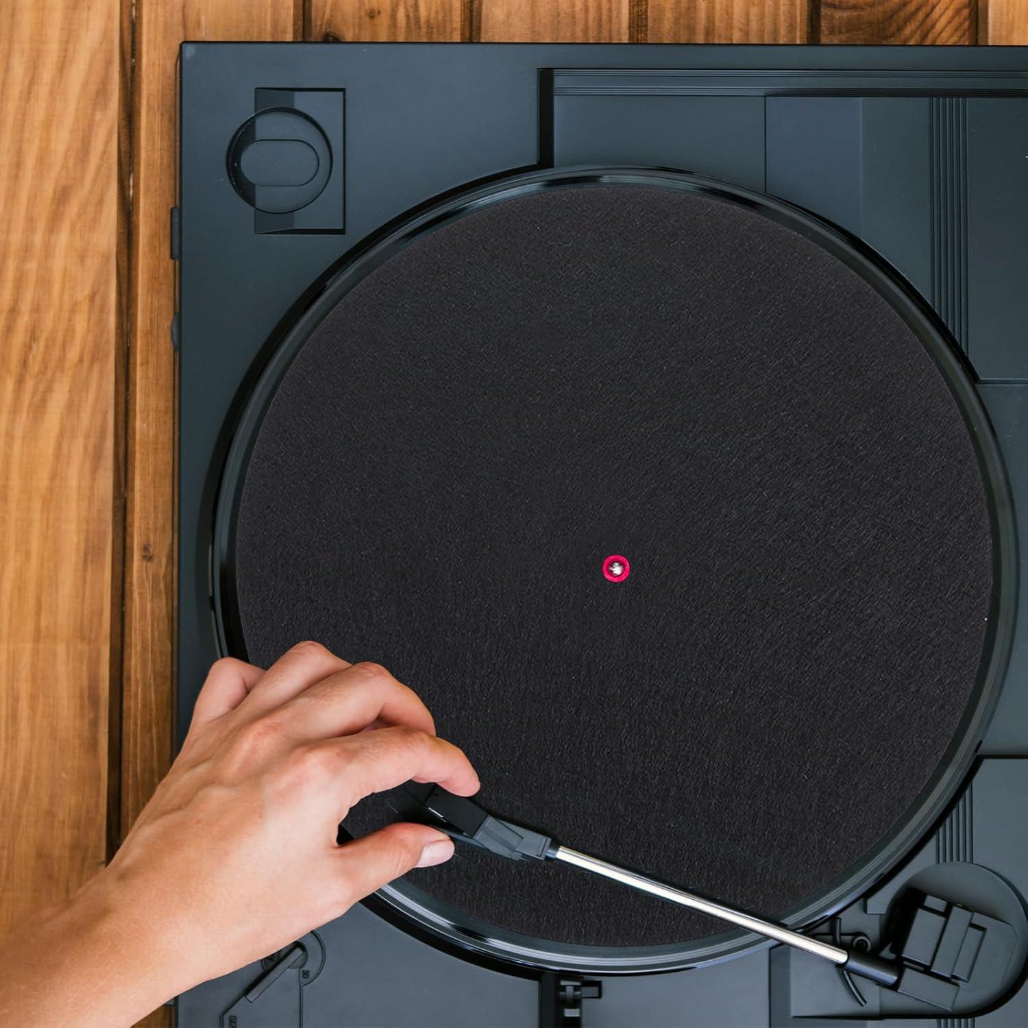 Alfombrillas de Fieltro para Turntable TIESOME 30.48 cm - Paquete de 2