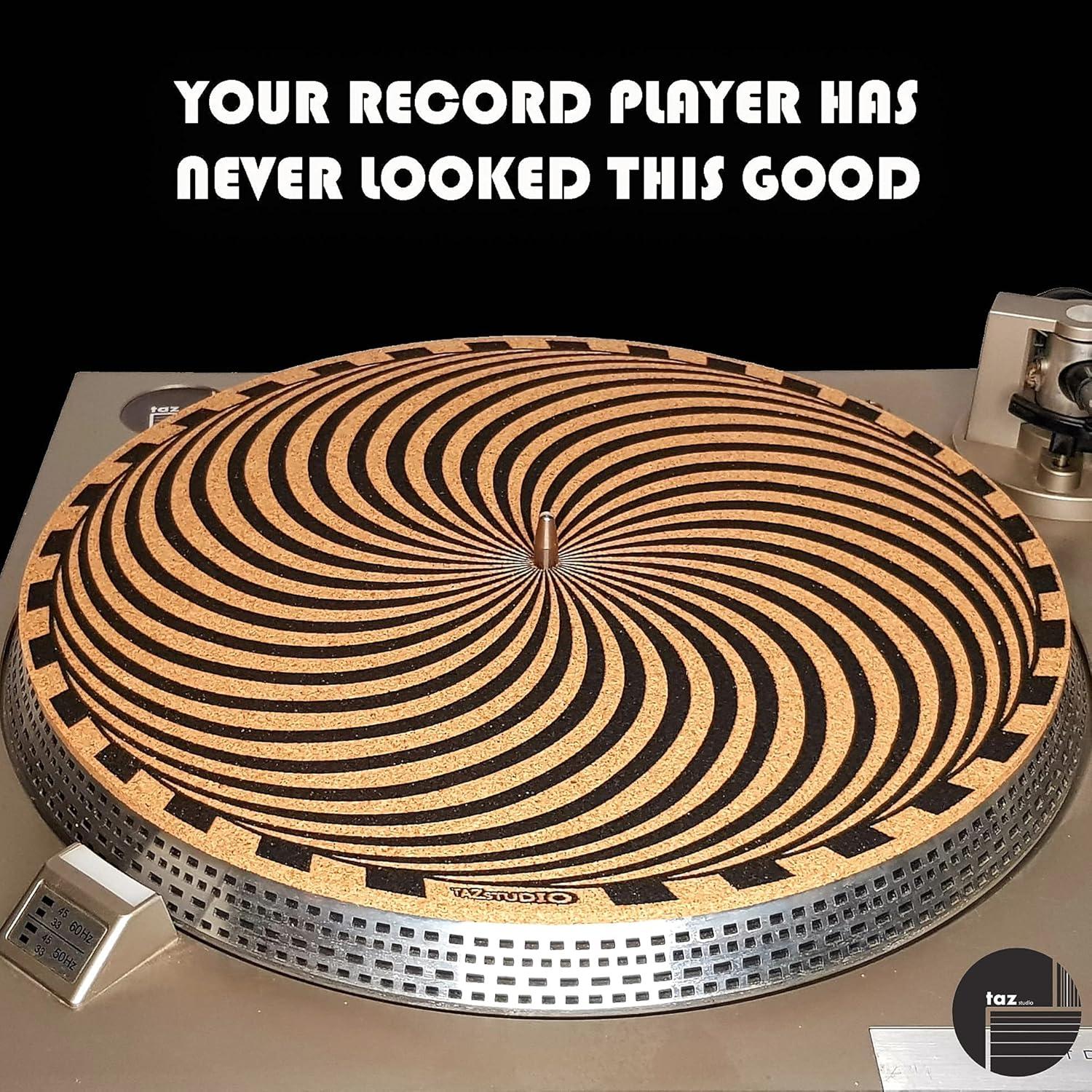 Alfombrilla de Tornamesa de Corcho TazStudio 30 cm Antiestática