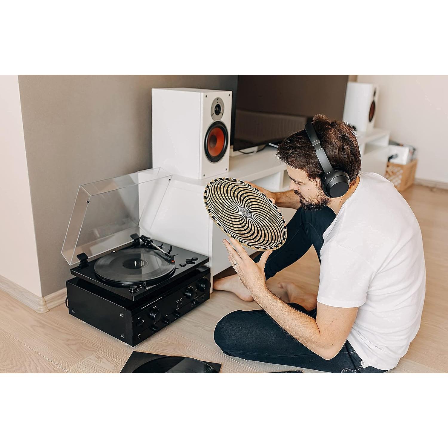 Alfombrilla de Tornamesa de Corcho TazStudio 30 cm Antiestática