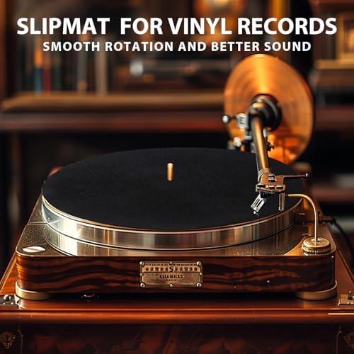 Alfombrillas de Fieltro para Tocadiscos 30 cm - Antiestáticas y Amortiguadoras