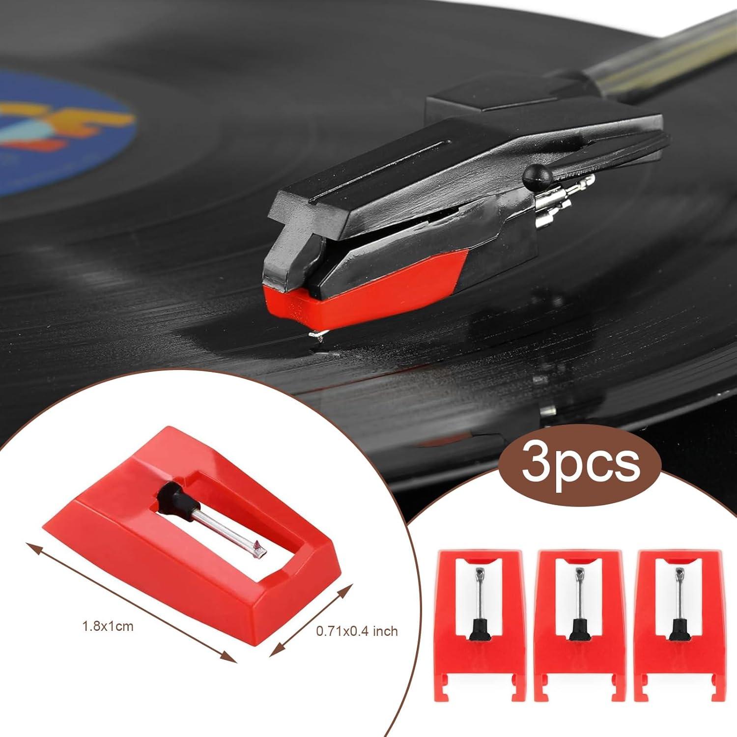 Agujas de Repuesto para Tocadiscos Victrola ION 3 Piezas