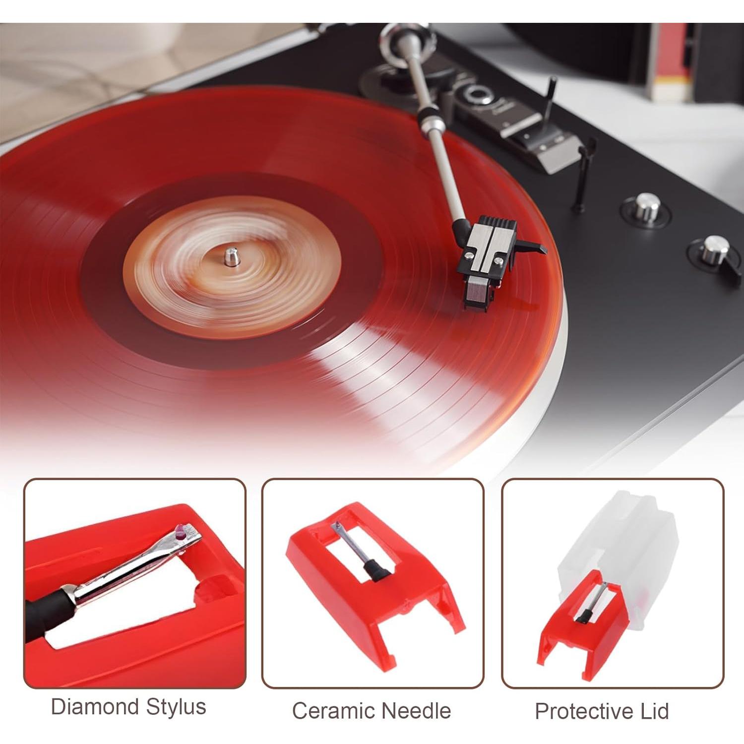 Agujas de Repuesto para Tocadiscos Victrola ION 3 Piezas