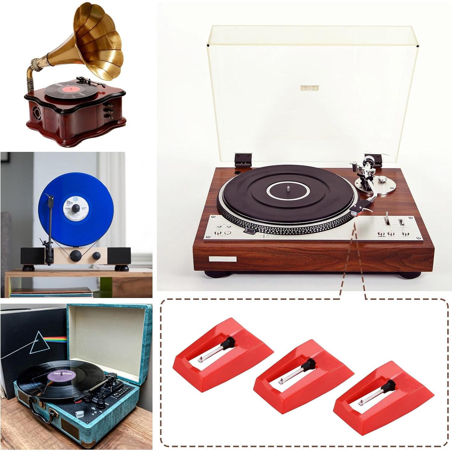 Agujas de Repuesto para Tocadiscos Victrola ION 3 Piezas