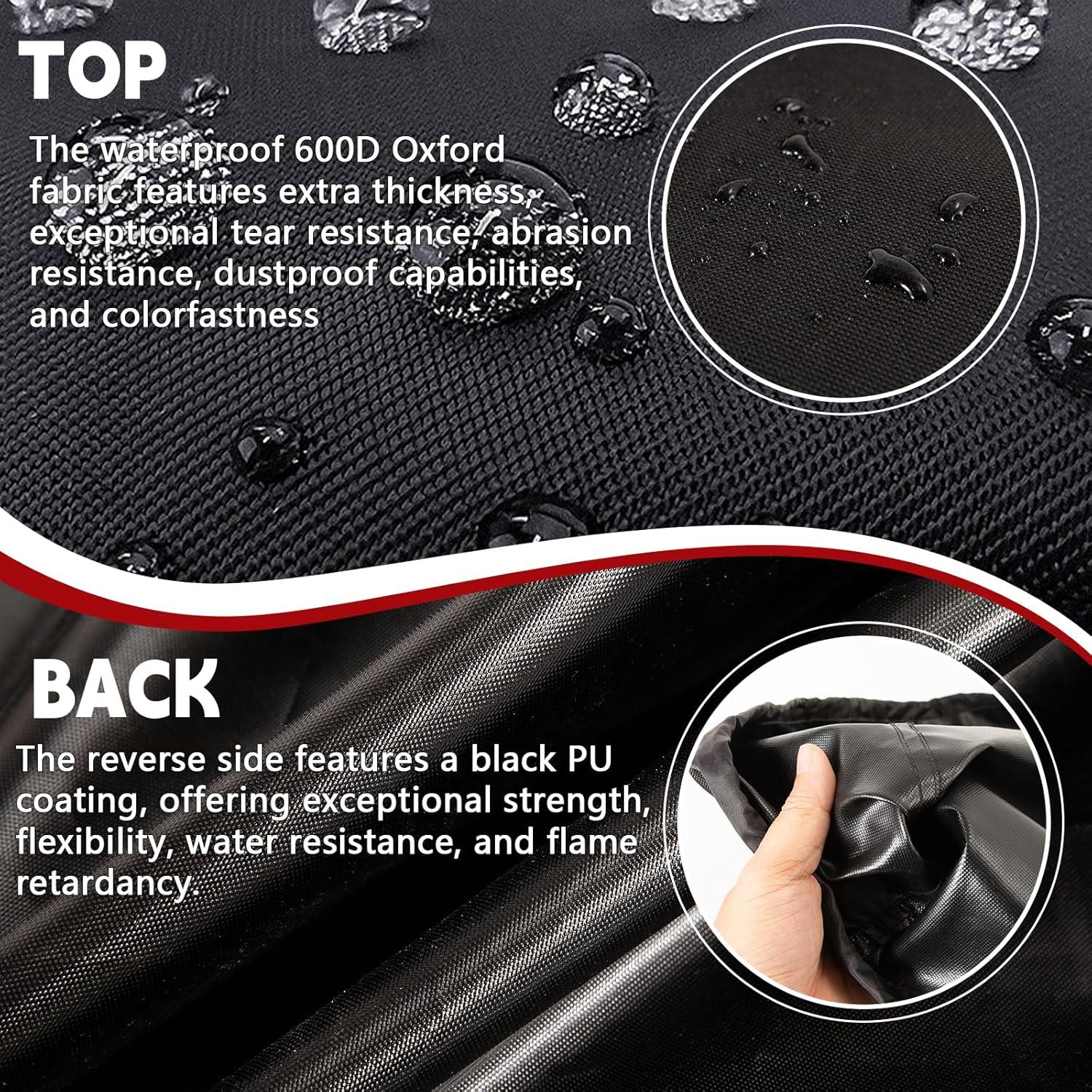 Cubierta de Polvo para Tocadiscos SEJGGKQ 45.72x38.1cm Negra