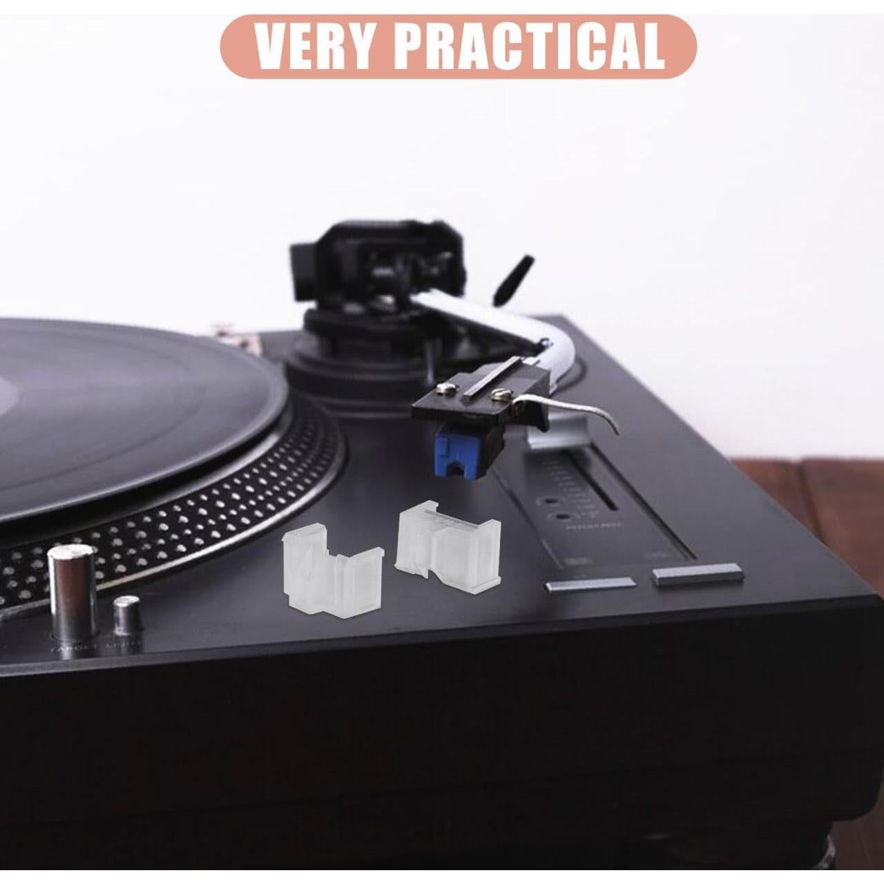 Cubierta Protectora de Aguja para Tocadiscos 2 Pcs DAKKUM