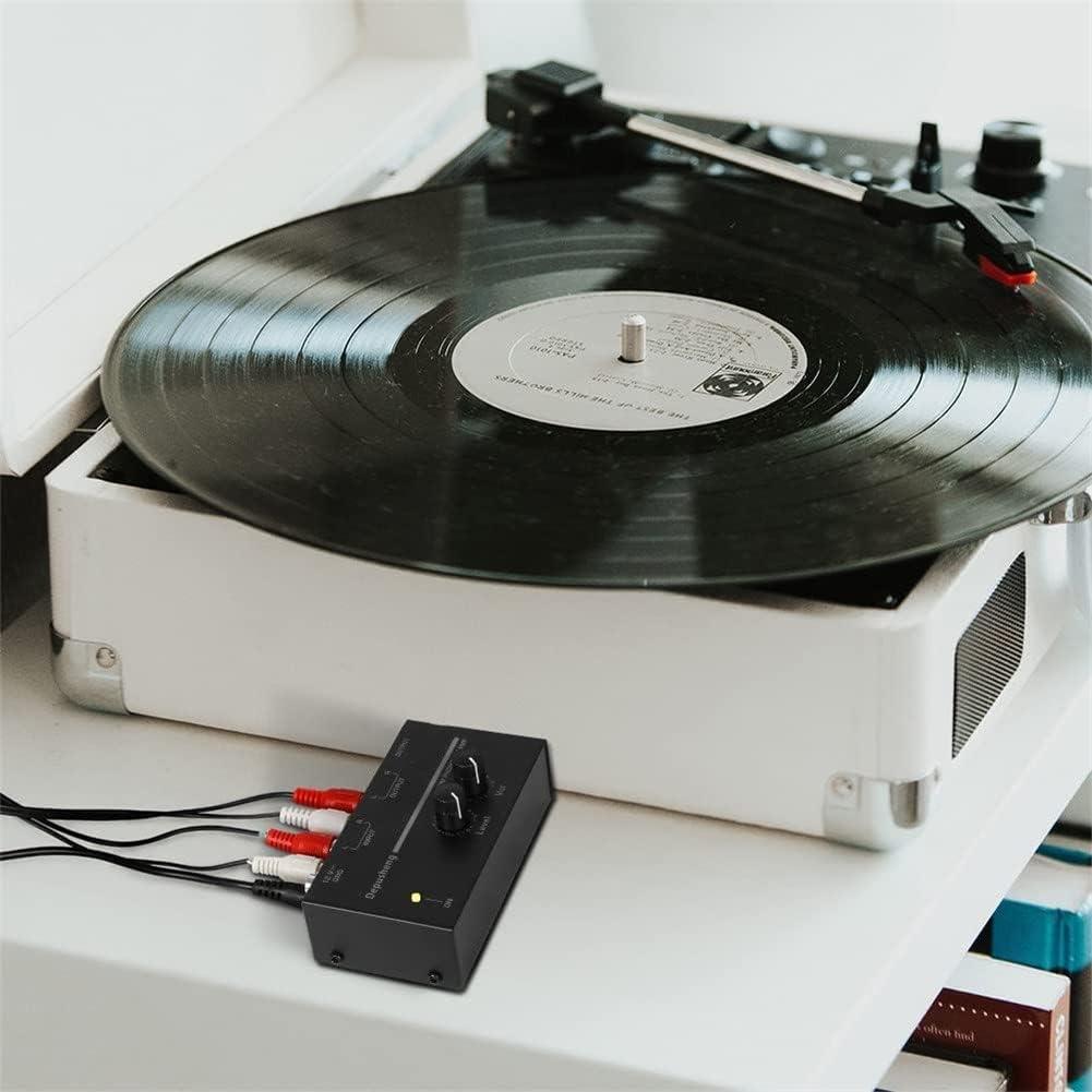 Preamplificador de Tocadiscos Depusheng PP500 RCA Estéreo