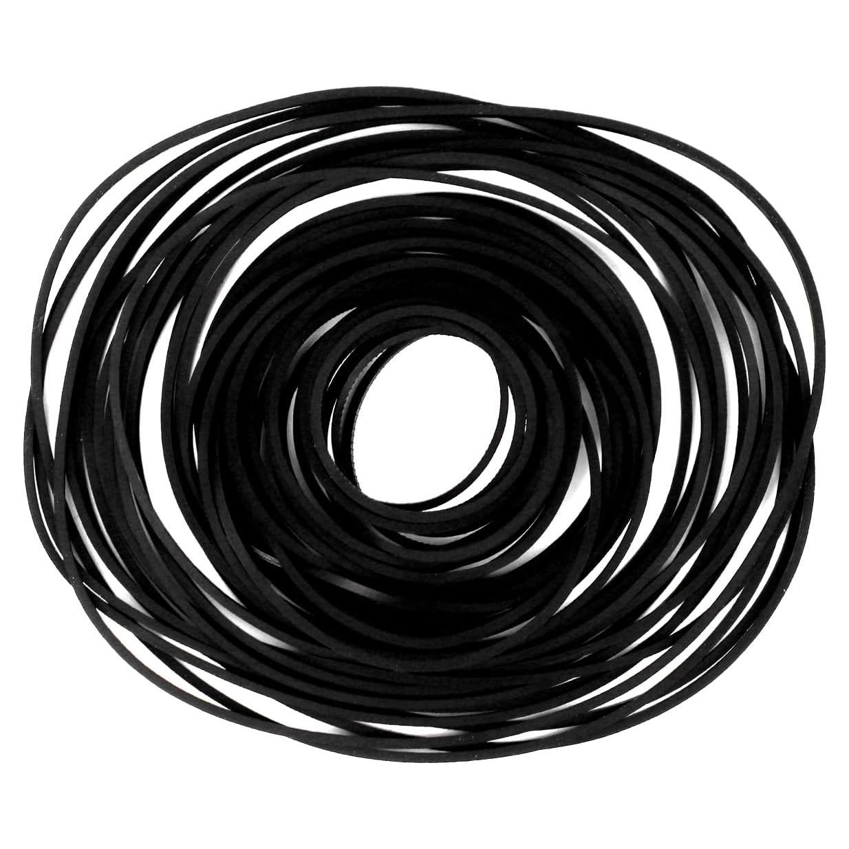 50 Correas de Goma para Grabadora Penitue 1mm Duraderas