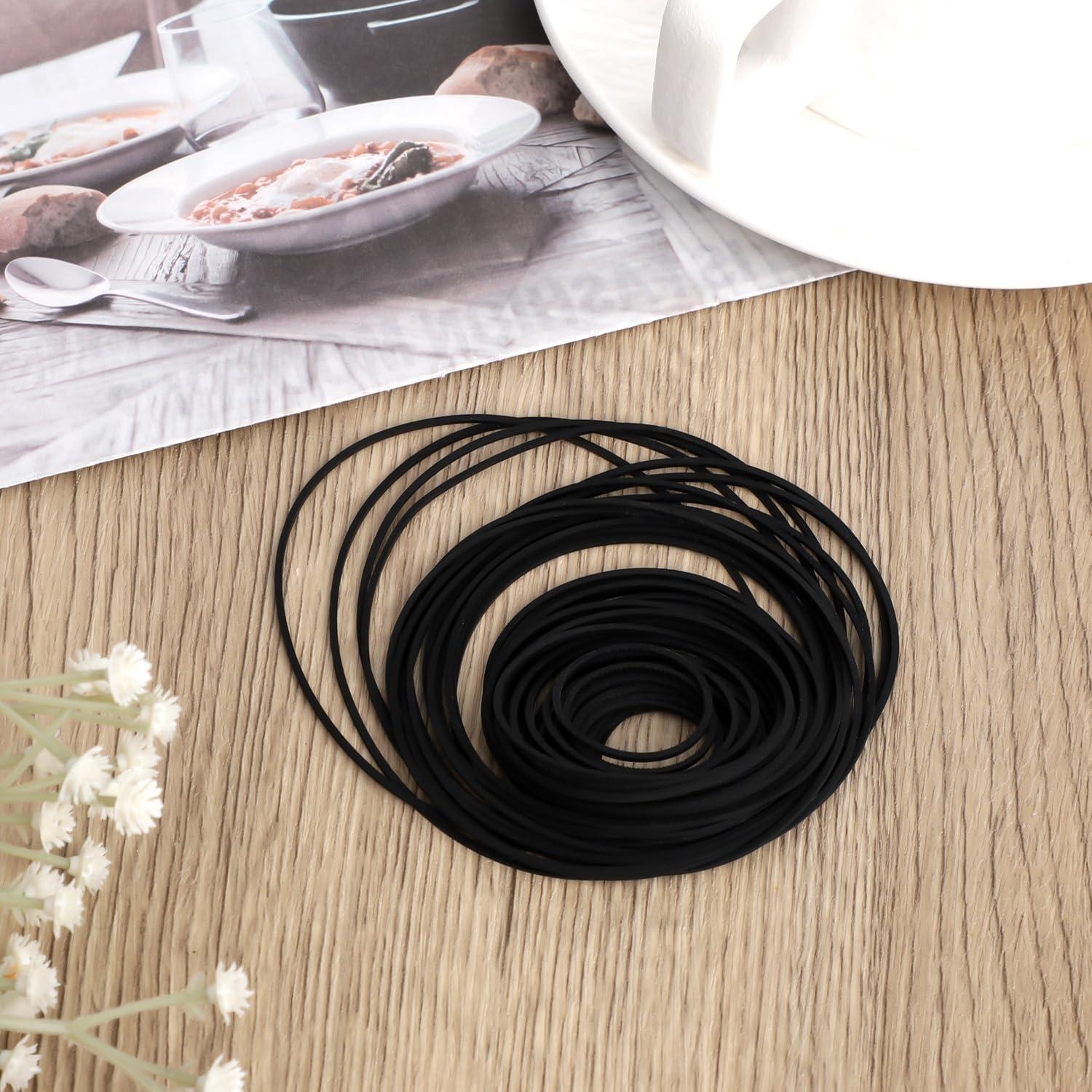 50 Correas de Goma para Grabadora Penitue 1mm Duraderas