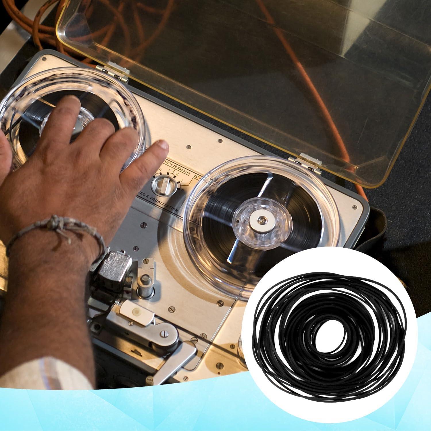 50 Correas de Goma para Grabadora Penitue 1mm Duraderas