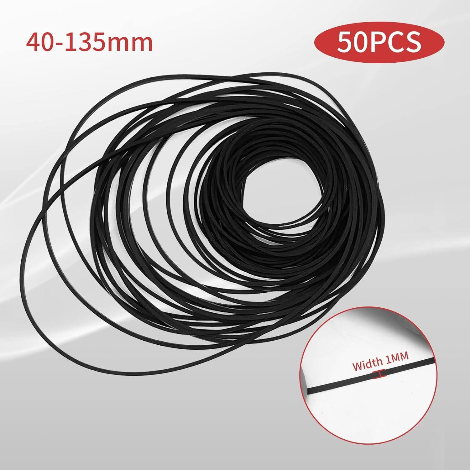 Cinturones de goma para grabadoras de casete TEANTECH 50PCS