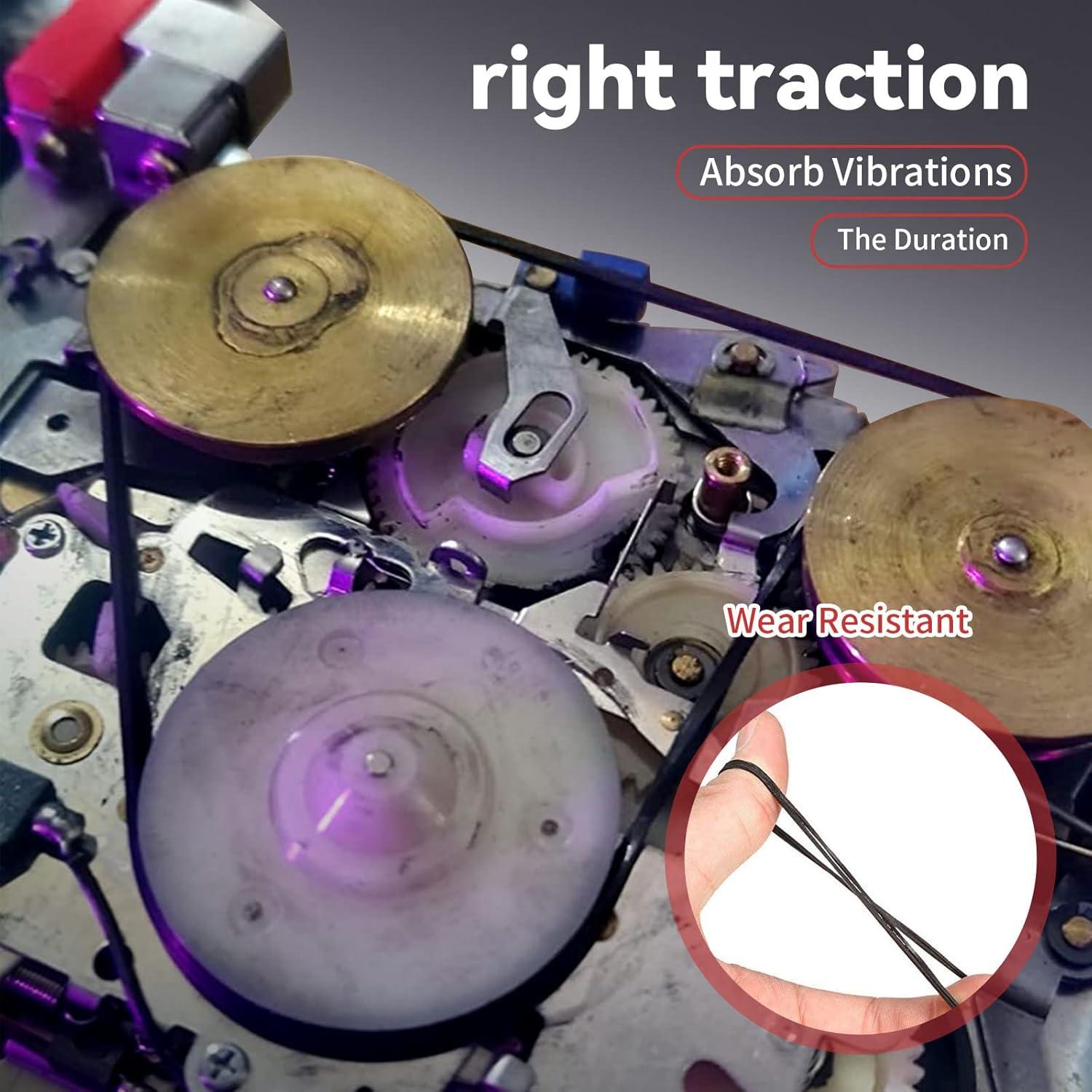 Cinturones de goma para grabadoras de casete TEANTECH 50PCS