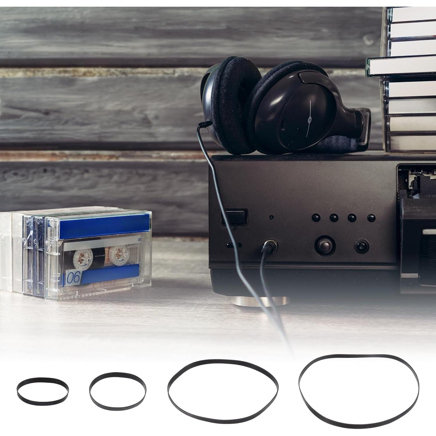 20 Pcs Correas de Reemplazo para Plato Giratorio uxcell 110-145mm