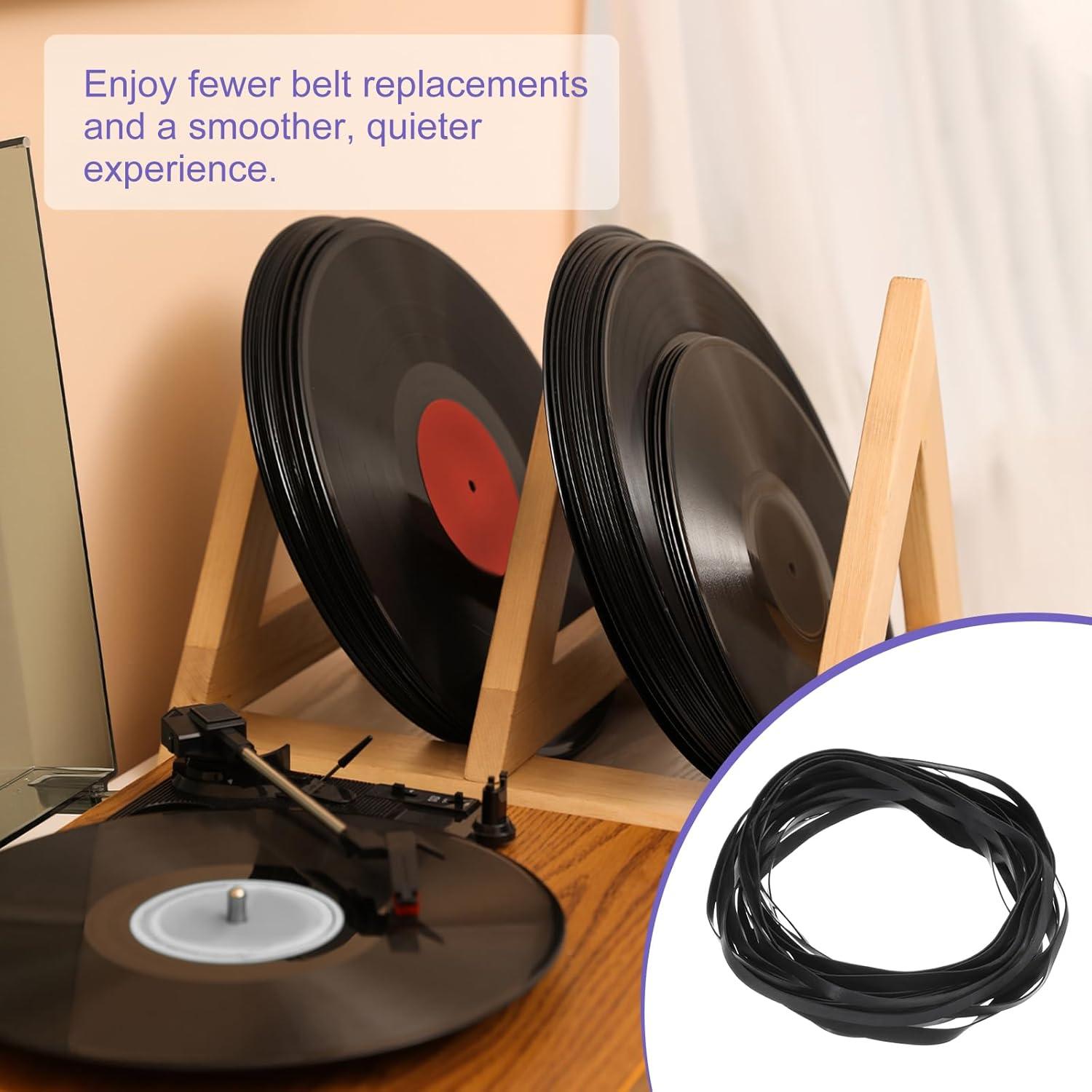 20 Pcs Correas de Reemplazo para Plato Giratorio uxcell 110-145mm