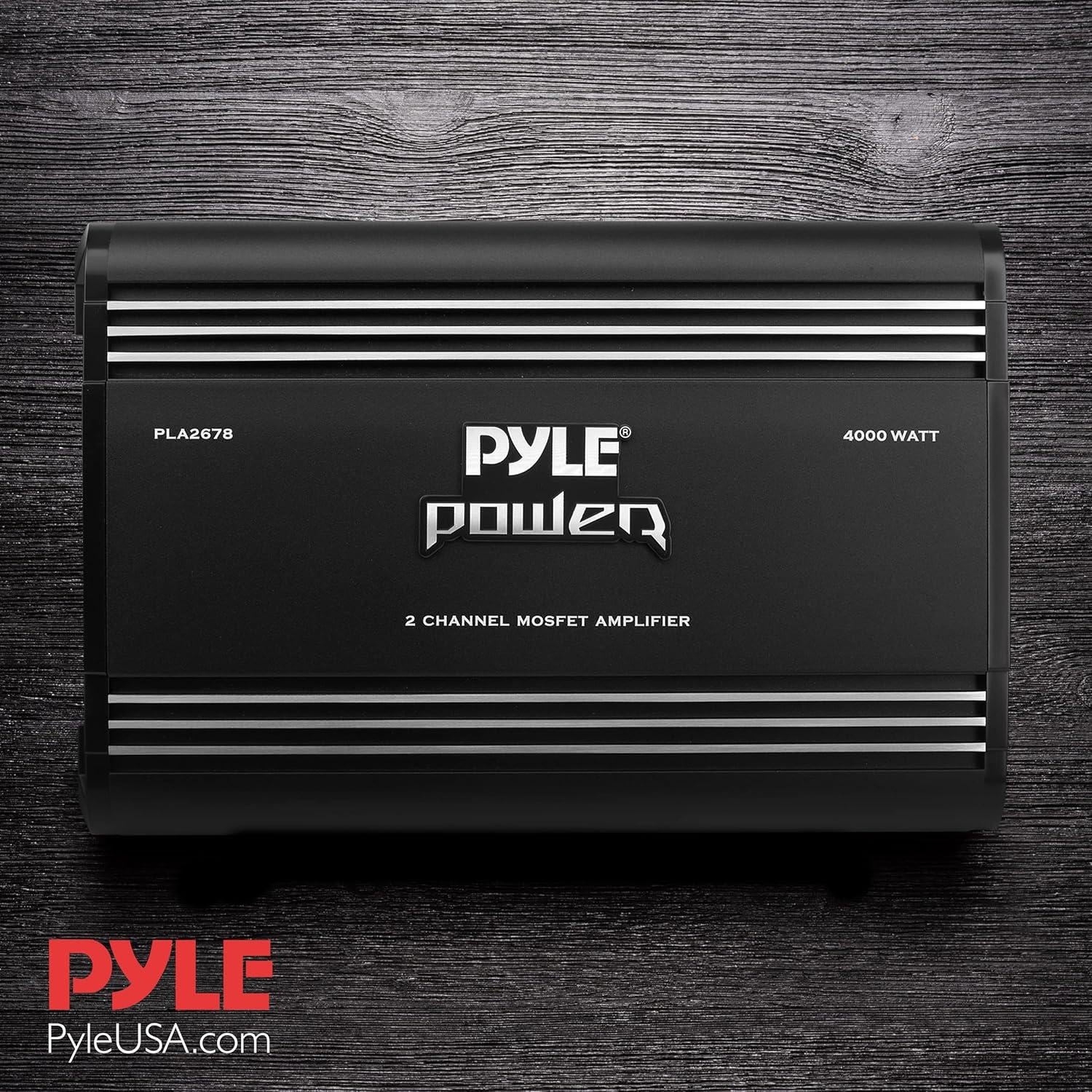 Amplificador de Estéreo Pyle PLA2678 2 Canales 4000W
