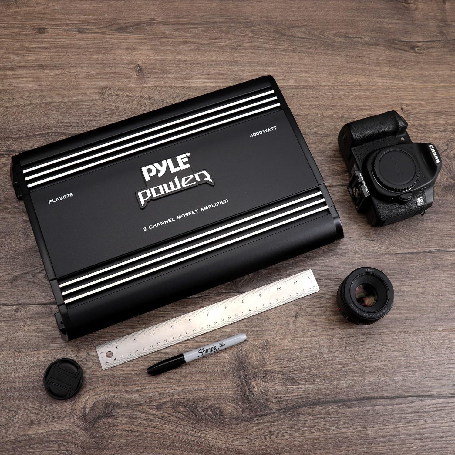 Amplificador de Estéreo Pyle PLA2678 2 Canales 4000W