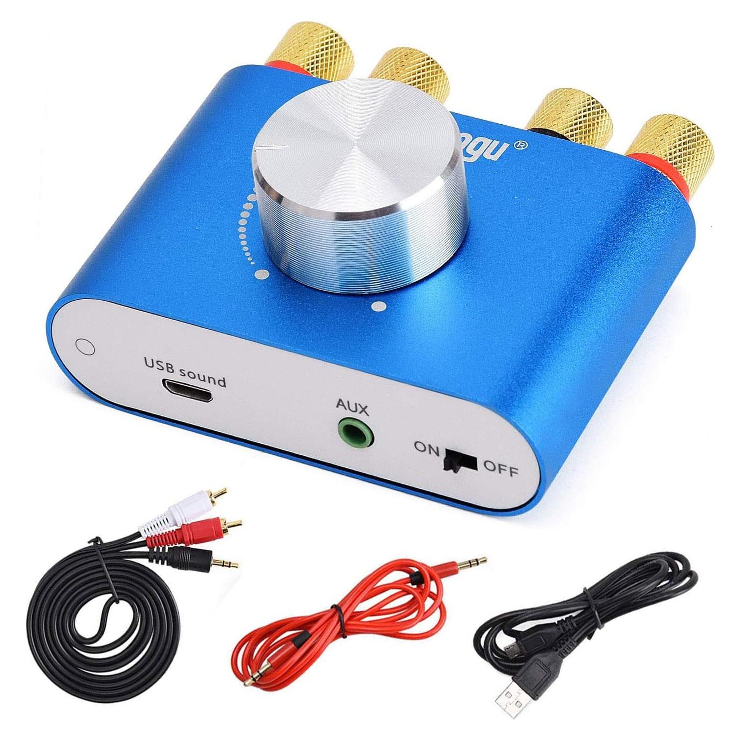 Amplificador Digital Bluetooth 5.0 Facmogu F900S 80W+80W