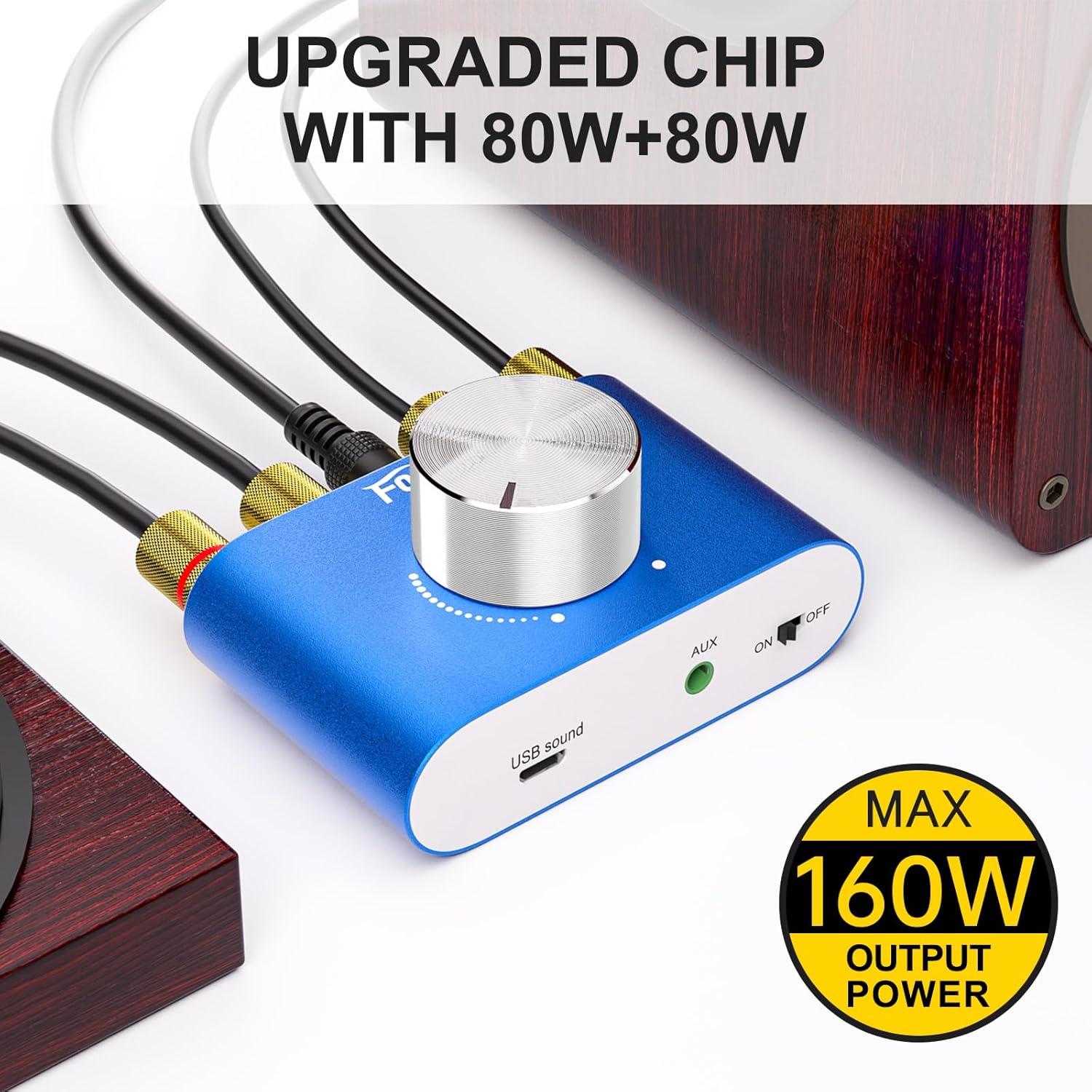 Amplificador Digital Bluetooth 5.0 Facmogu F900S 80W+80W