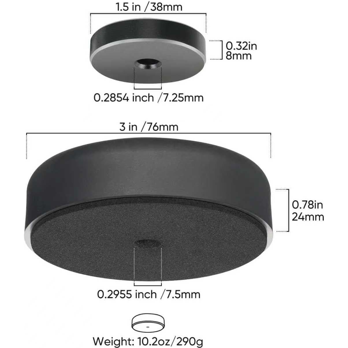 Estabilizador de peso para tocadiscos Saiyin LPK100 290g
