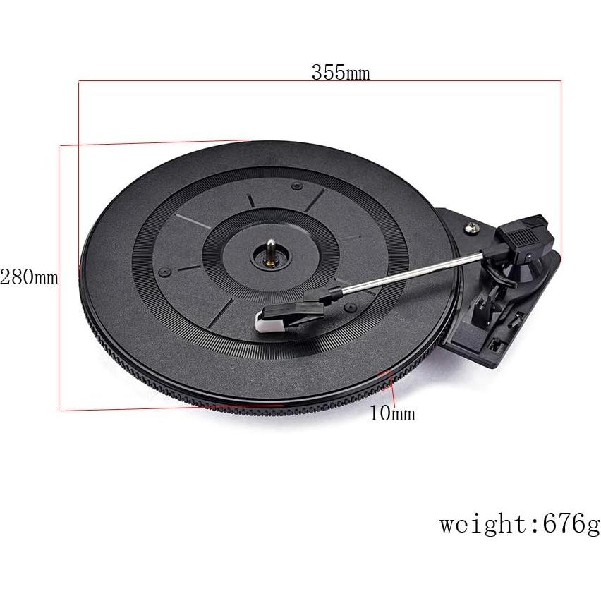 Tocadiscos de Vinilo RuiJOTWAT 28cm con Estiló y Preamplificador