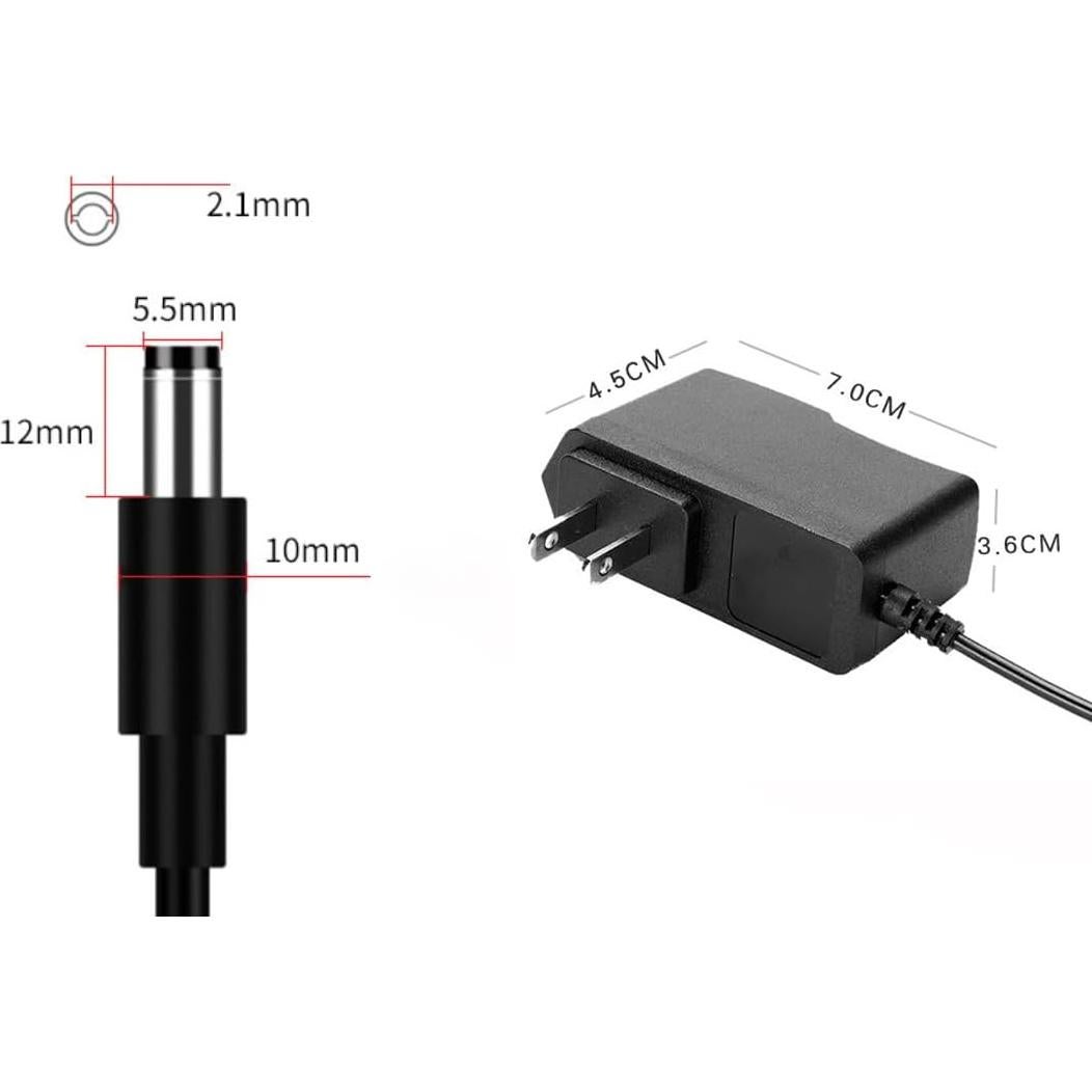 Adaptador de CA 12V Goffeu para Teclados Yamaha 1m 2A