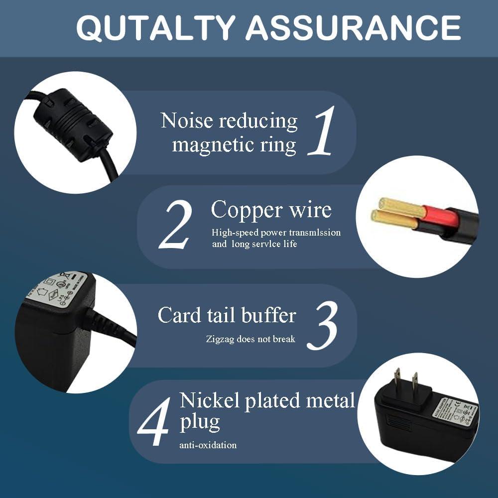 Adaptador de Cargador 12V para Teclados Yamaha PSR YPG YPT