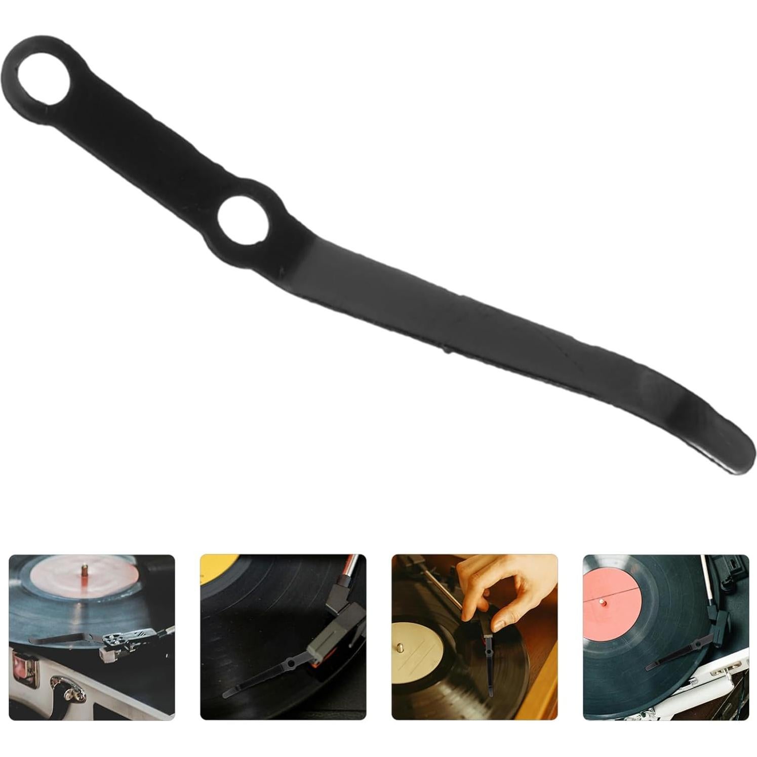 Brazo de Tono de Metal VICASKY para Tocadiscos - Negro