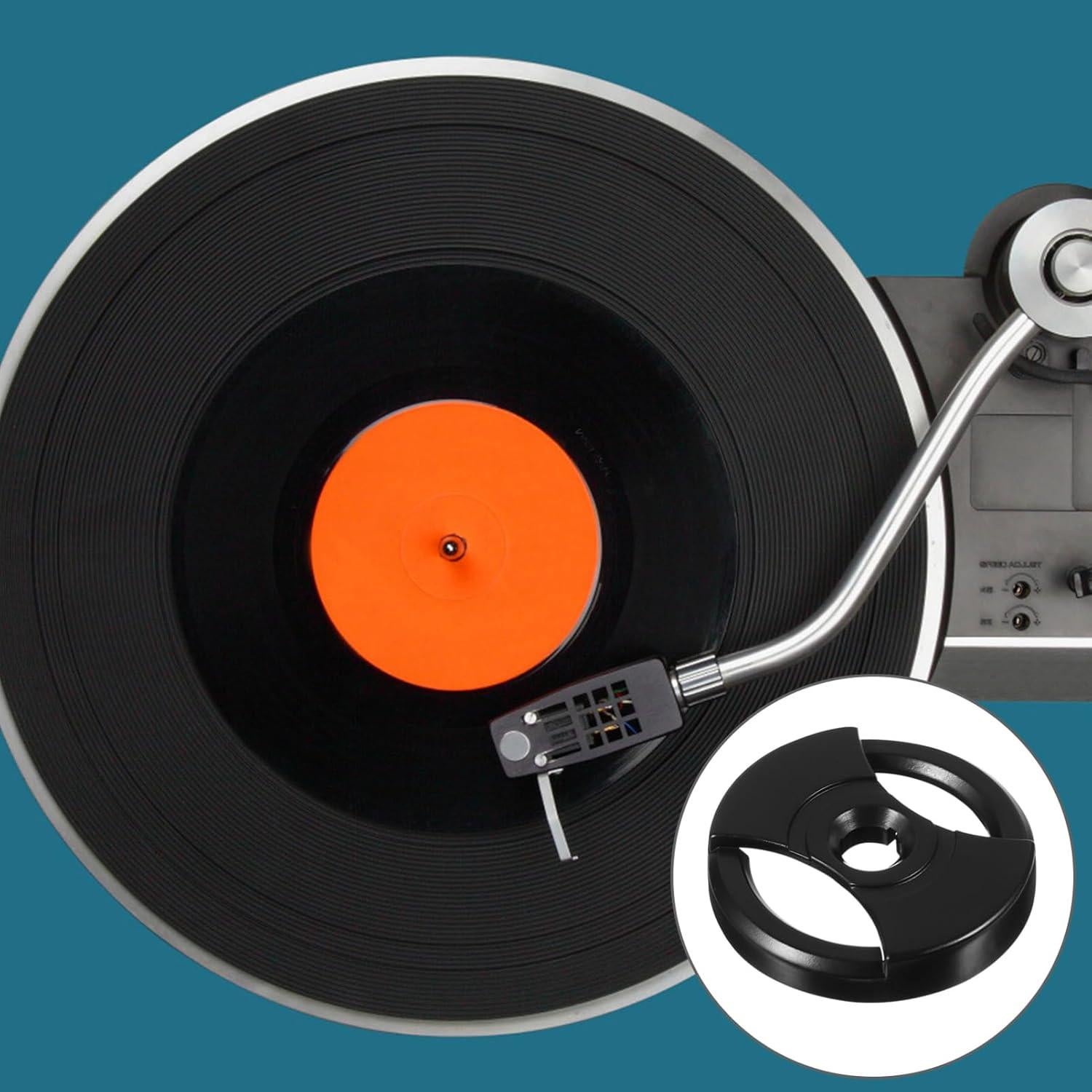 Adaptador Convertidor de Discos Tofficu 45 a 33 RPM