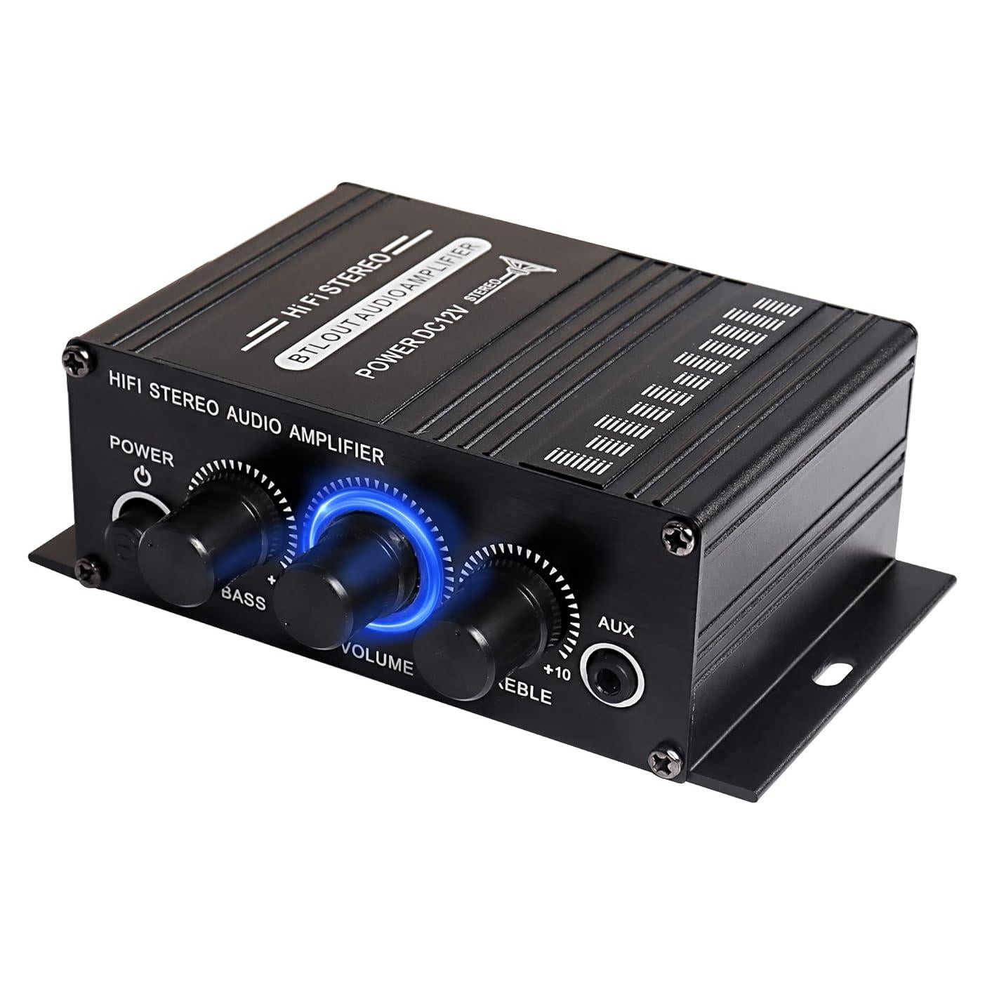 Amplificador de Audio Estéreo HiFi Yingtuyou AK-270 12V 20W