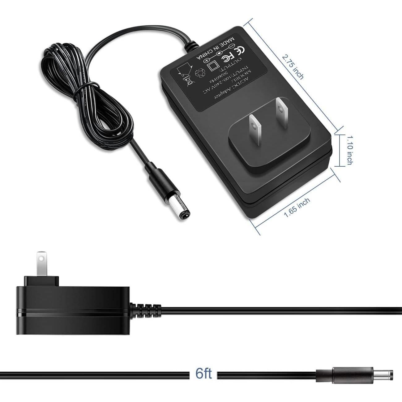 Adaptador de CA 12V Lantisri para Reproductores Blu Ray Sony