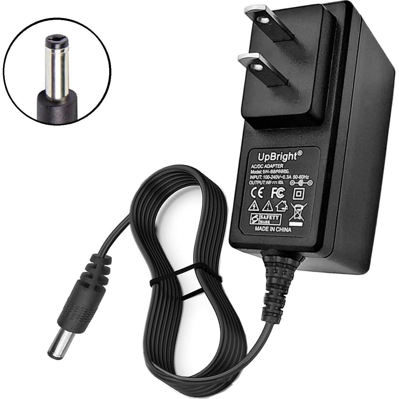 Adaptador de CA UpBright 12V para Tornamesa Sony PS-LX310BT