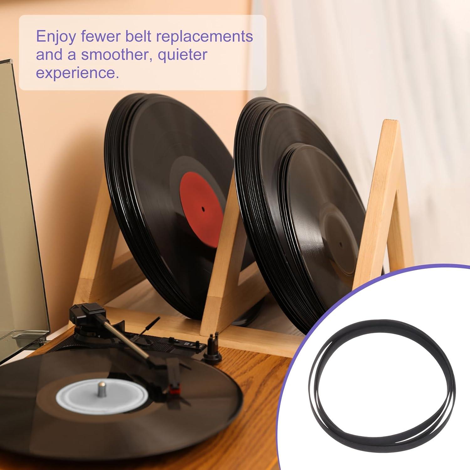 6 Correos de Caucho para Giradiscos uxcell 300mm 5mm