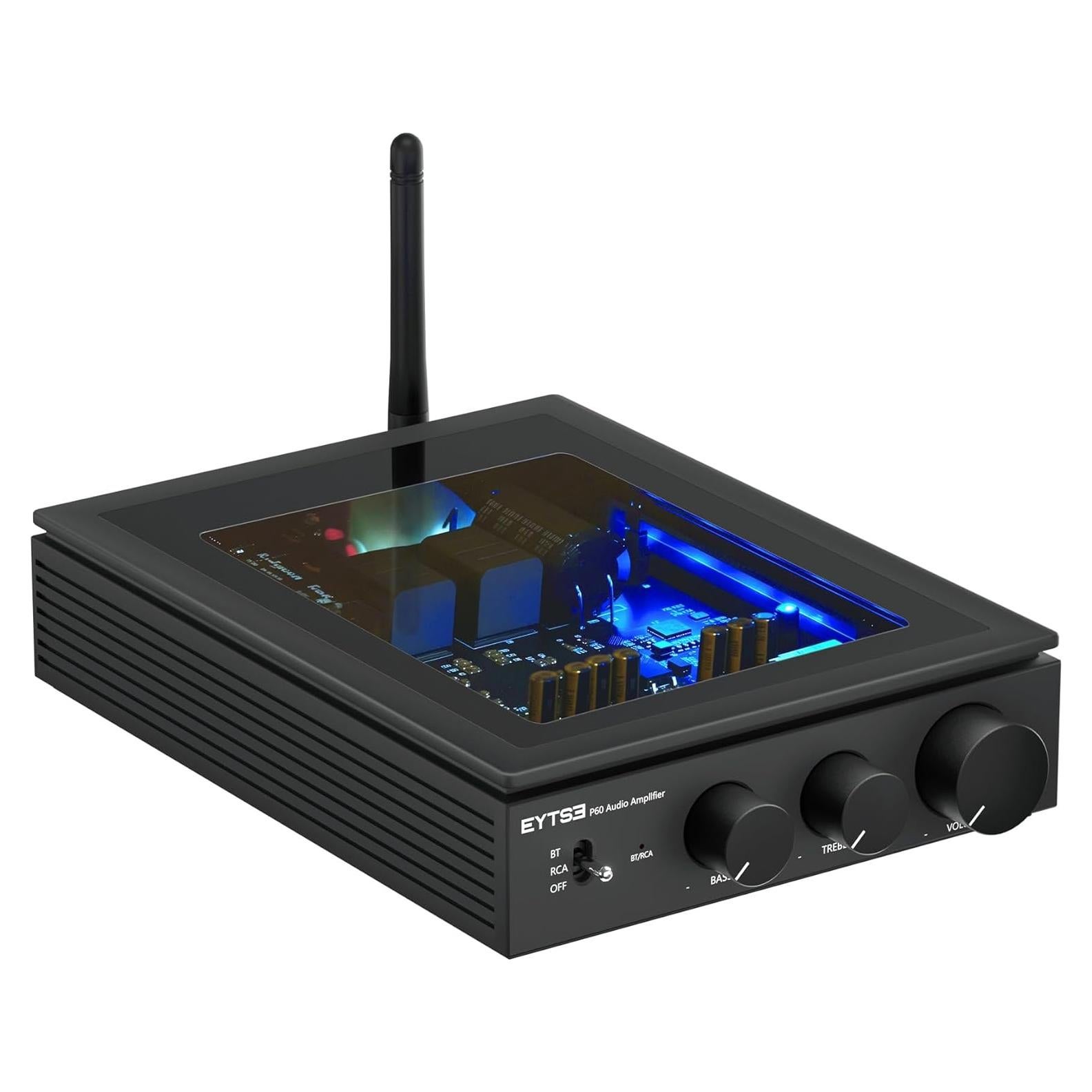 Amplificador Estéreo Bluetooth EYTSE P60 600W 2 Canales